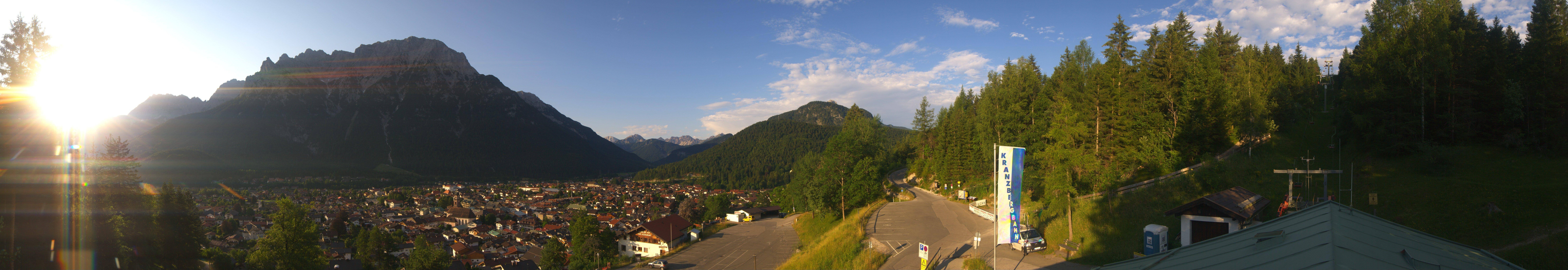 Archiv Foto Webcam Mittenwald Panoramablick