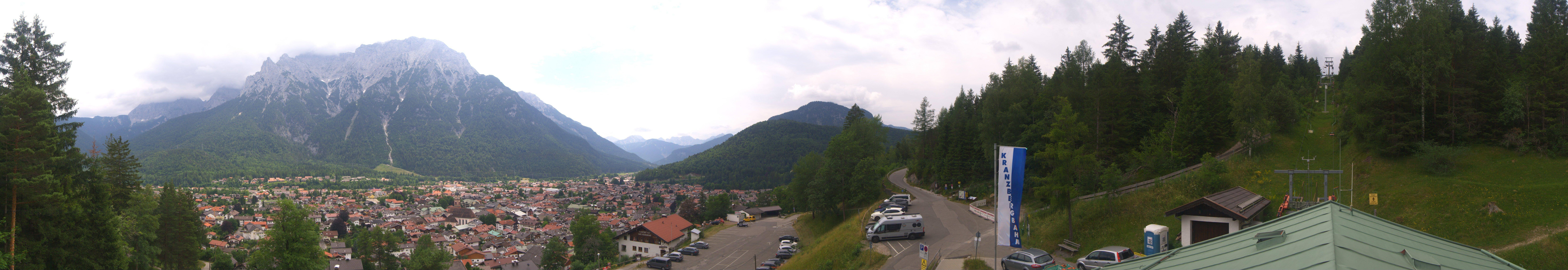 Archiv Foto Webcam Mittenwald Panoramablick