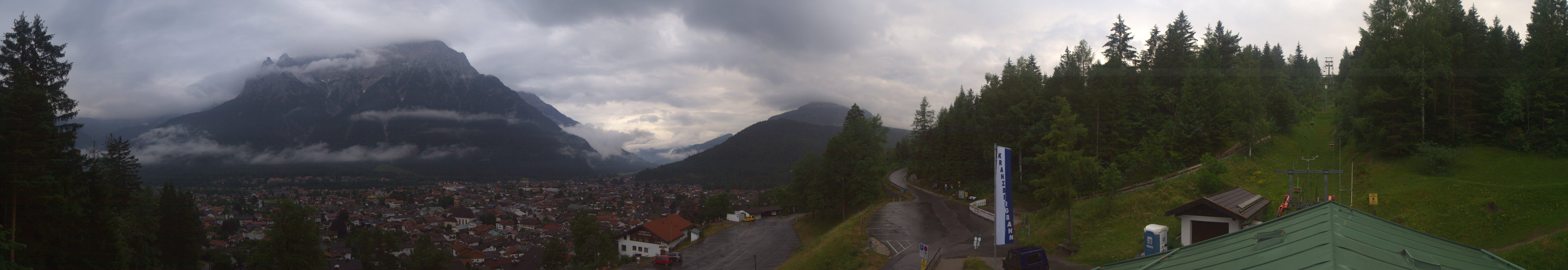 Archiv Foto Webcam Mittenwald Panoramablick