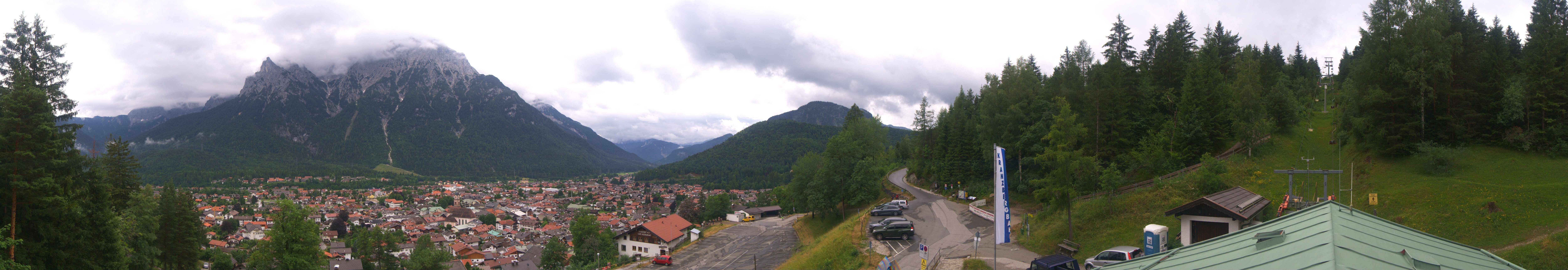 Archiv Foto Webcam Mittenwald Panoramablick
