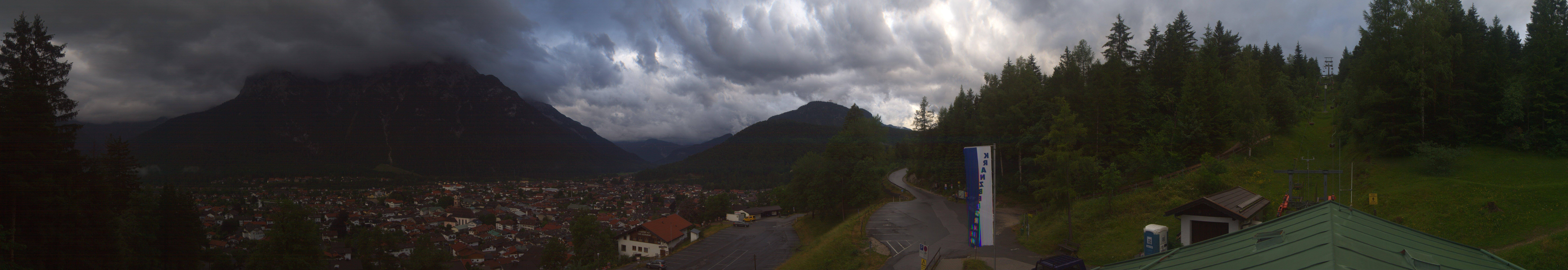 Archiv Foto Webcam Mittenwald Panoramablick