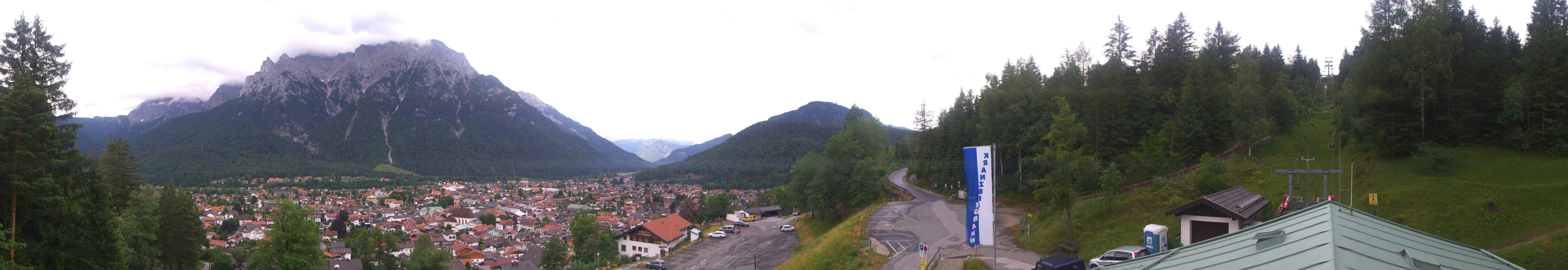 Archiv Foto Webcam Mittenwald Panoramablick