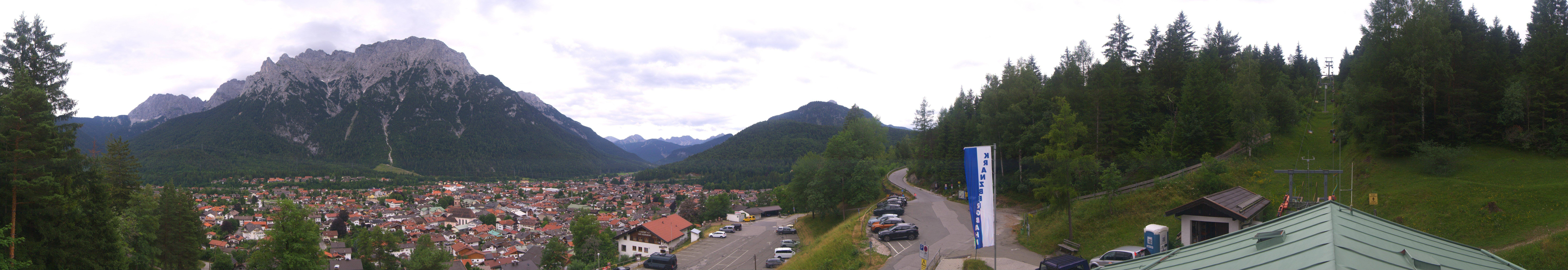 Archiv Foto Webcam Mittenwald Panoramablick