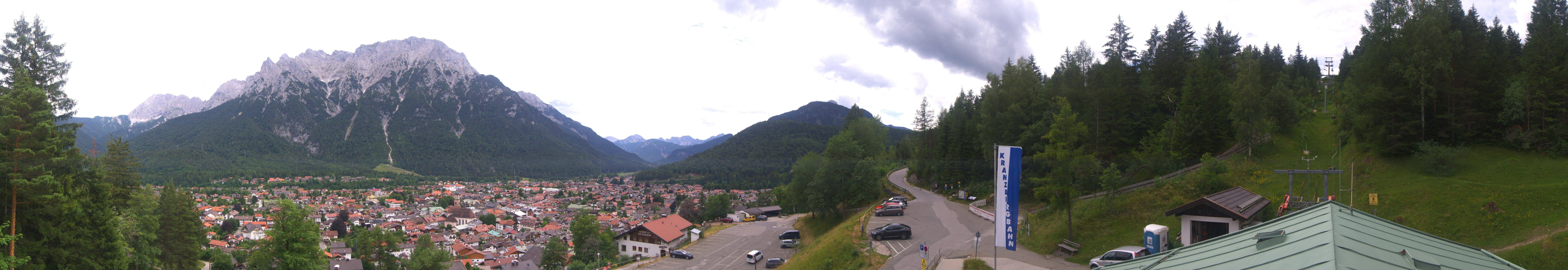 Archiv Foto Webcam Mittenwald Panoramablick