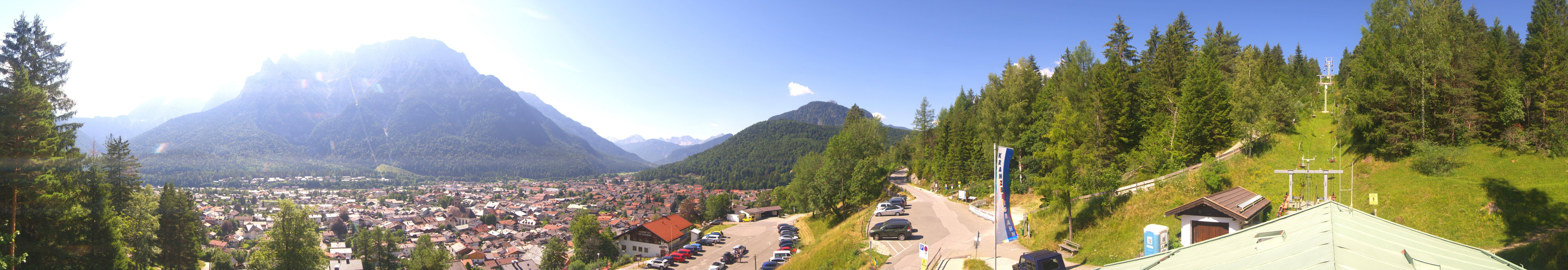Archiv Foto Webcam Mittenwald Panoramablick
