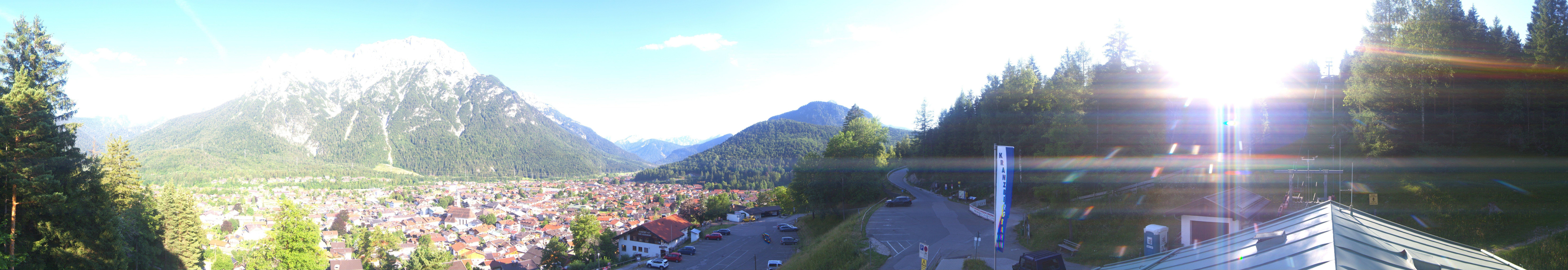 Archiv Foto Webcam Mittenwald Panoramablick