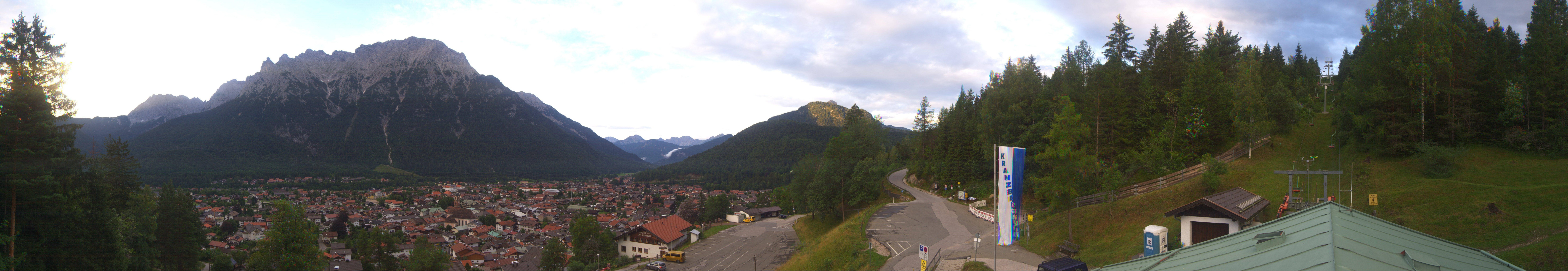 Archiv Foto Webcam Mittenwald Panoramablick