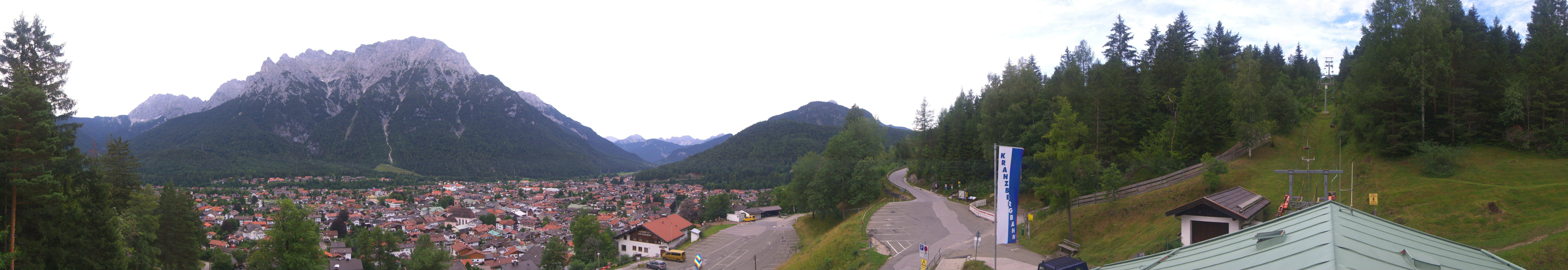 Archiv Foto Webcam Mittenwald Panoramablick