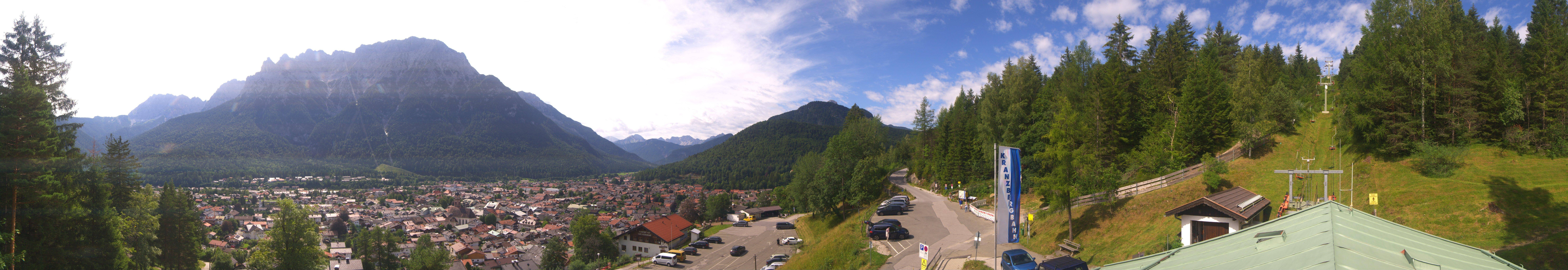 Archiv Foto Webcam Mittenwald Panoramablick