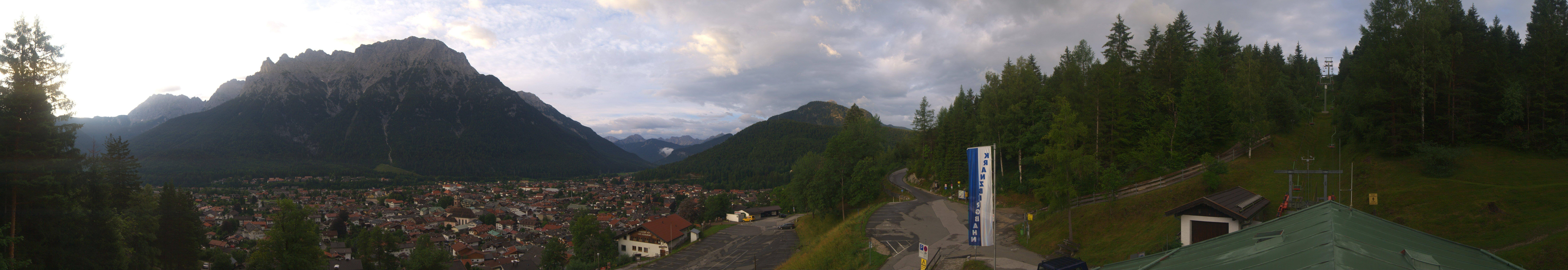 Archiv Foto Webcam Mittenwald Panoramablick