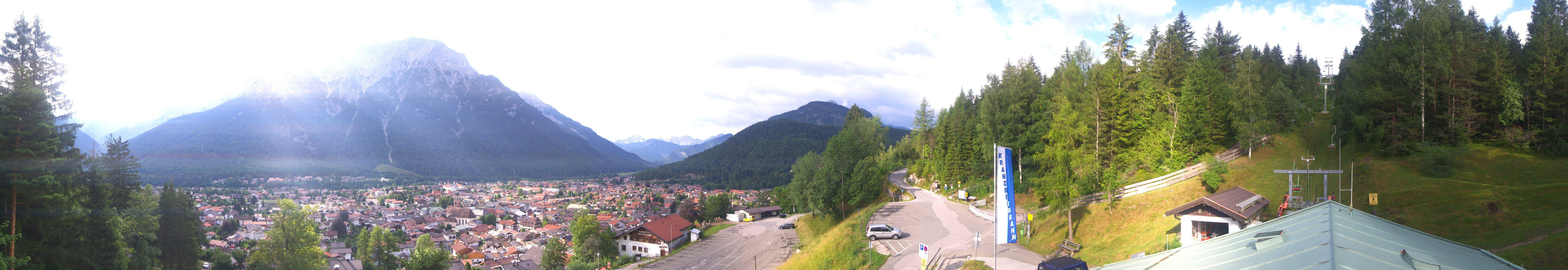 Archiv Foto Webcam Mittenwald Panoramablick