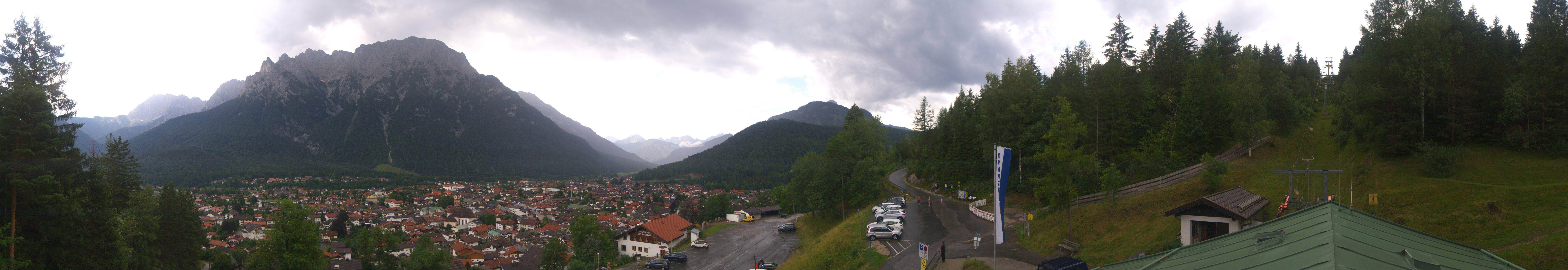 Archiv Foto Webcam Mittenwald Panoramablick