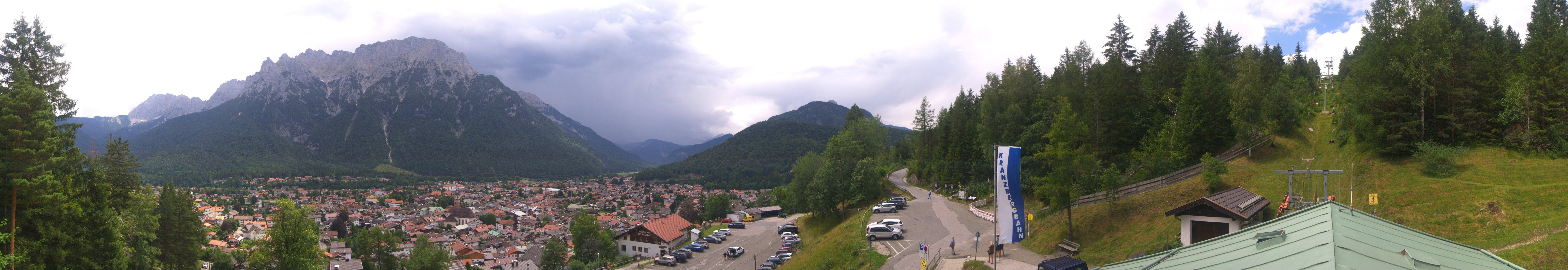 Archiv Foto Webcam Mittenwald Panoramablick