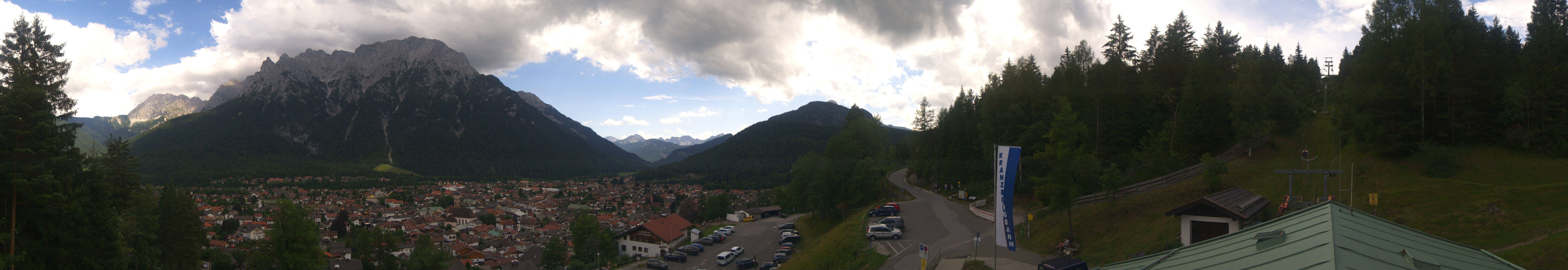Archiv Foto Webcam Mittenwald Panoramablick