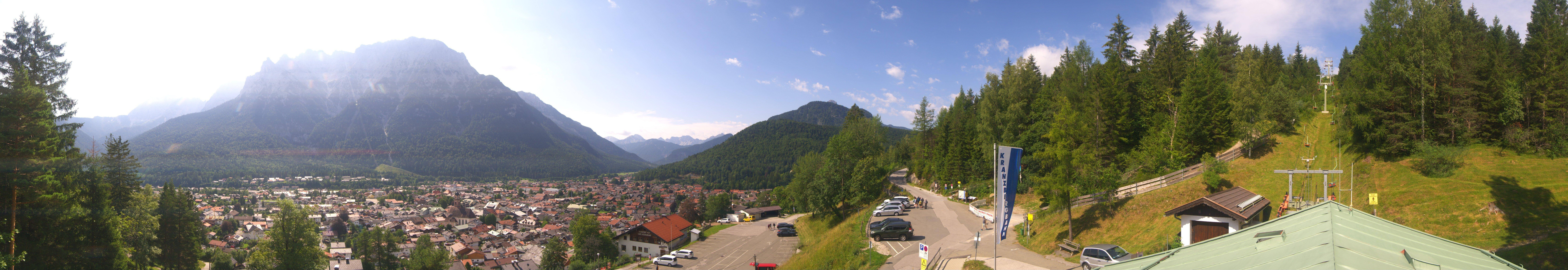 Archiv Foto Webcam Mittenwald Panoramablick