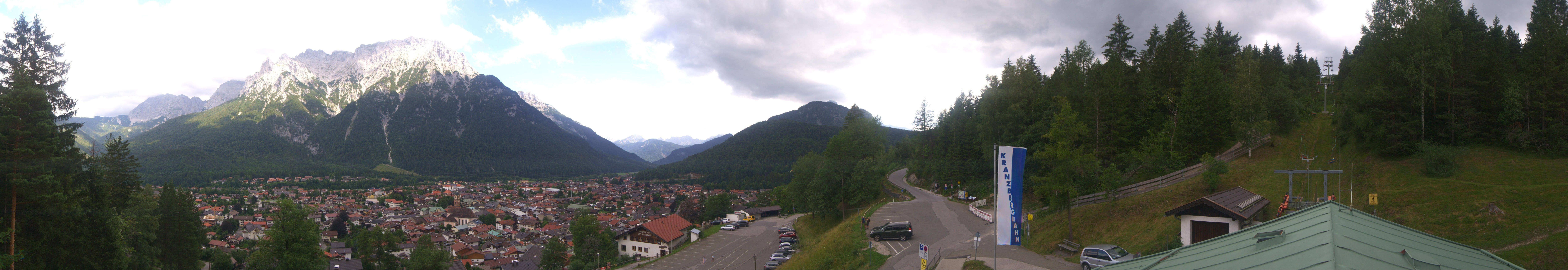 Archiv Foto Webcam Mittenwald Panoramablick