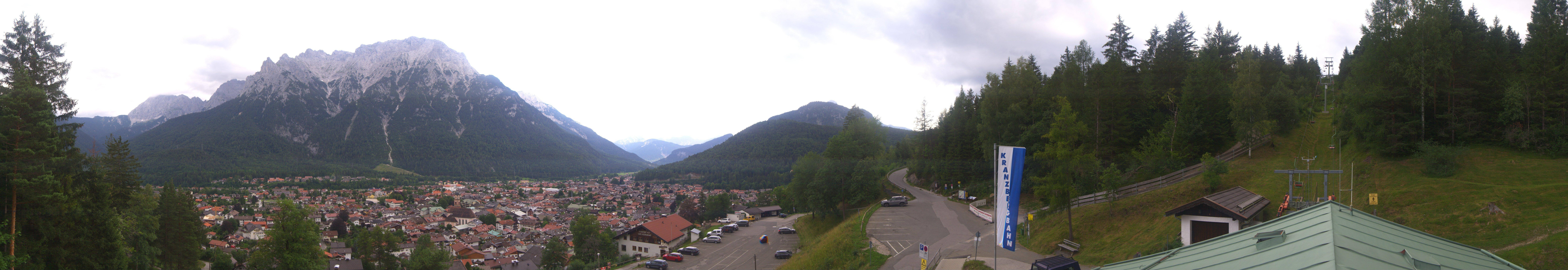Archiv Foto Webcam Mittenwald Panoramablick