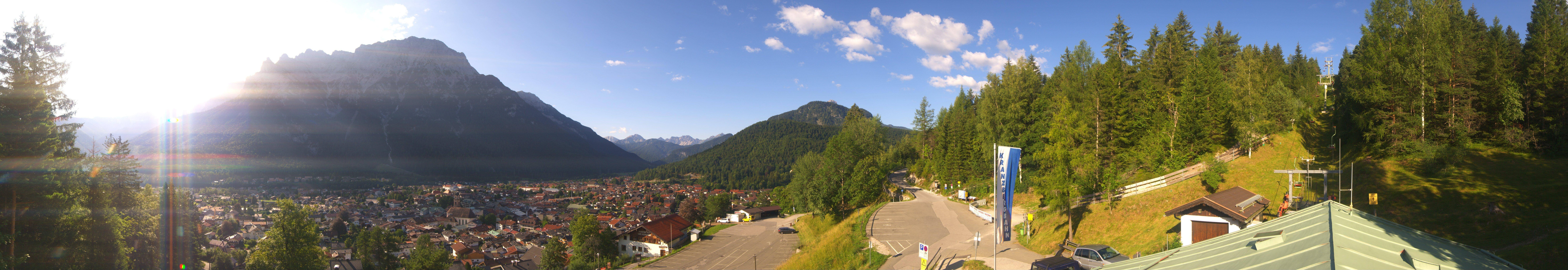 Archiv Foto Webcam Mittenwald Panoramablick