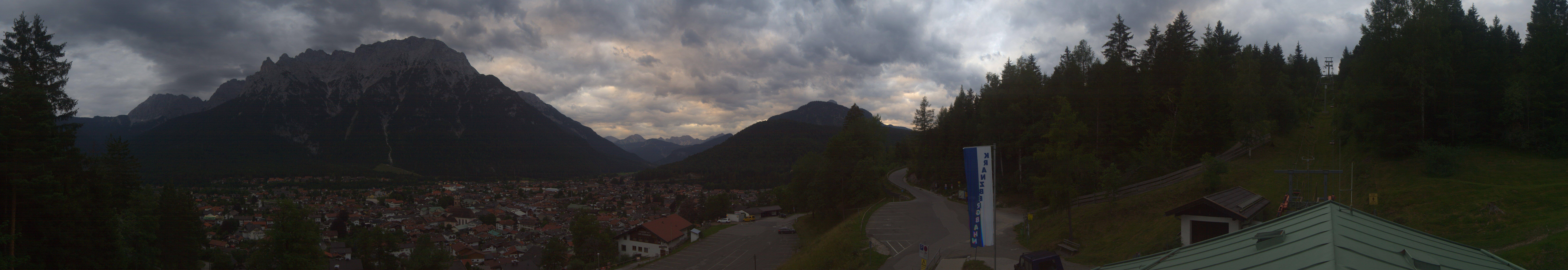 Archiv Foto Webcam Mittenwald Panoramablick