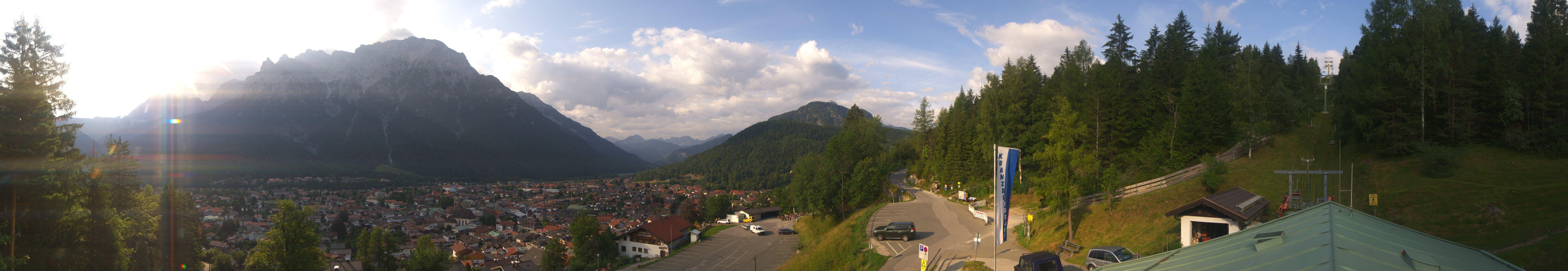 Archiv Foto Webcam Mittenwald Panoramablick