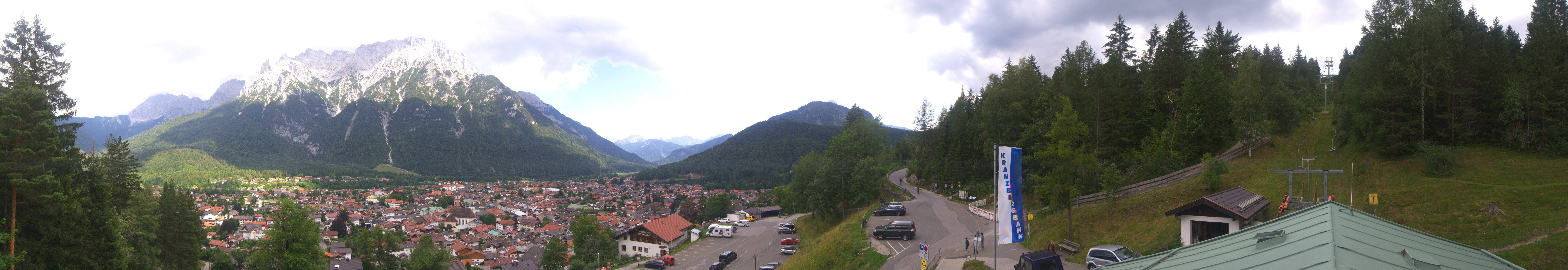 Archived image Webcam Mittenwald Panoramic view