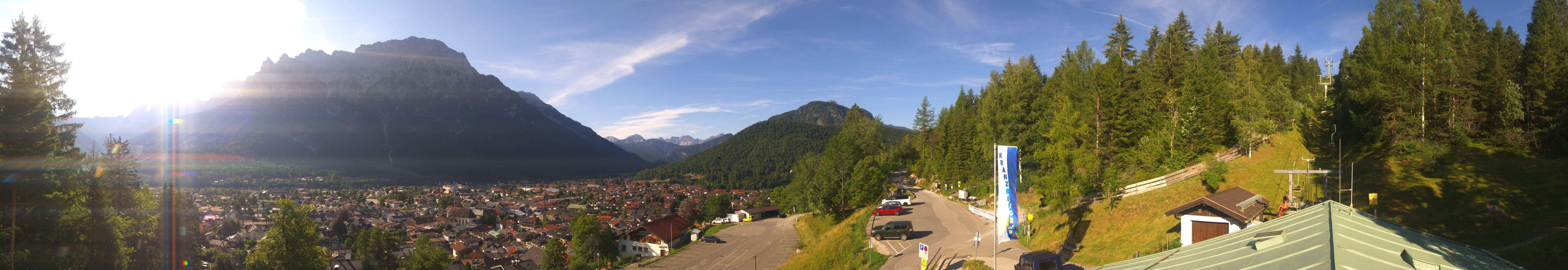 Archiv Foto Webcam Mittenwald Panoramablick