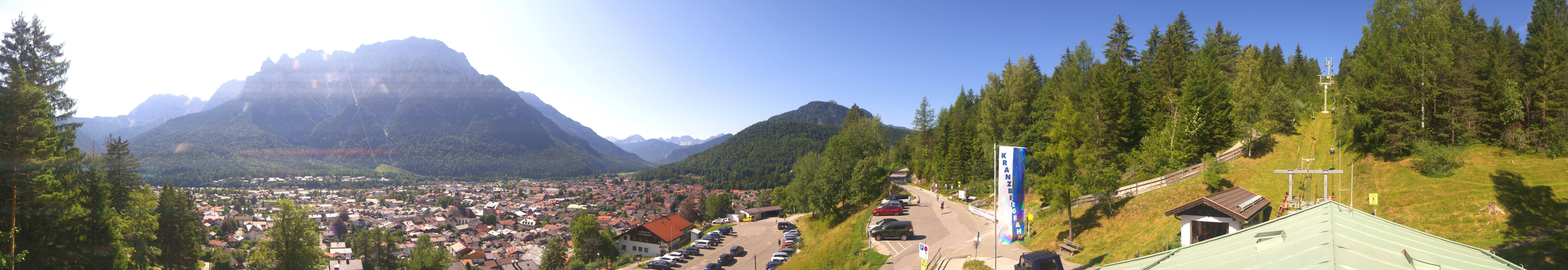 Archiv Foto Webcam Mittenwald Panoramablick