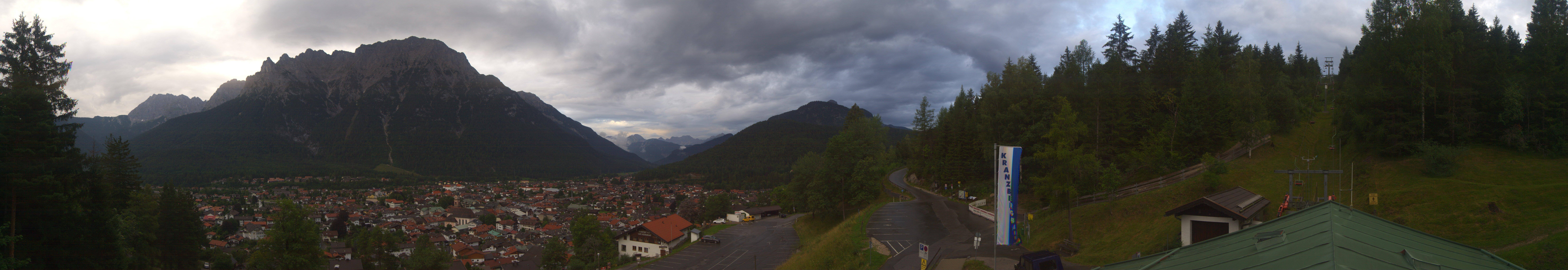 Archiv Foto Webcam Mittenwald Panoramablick