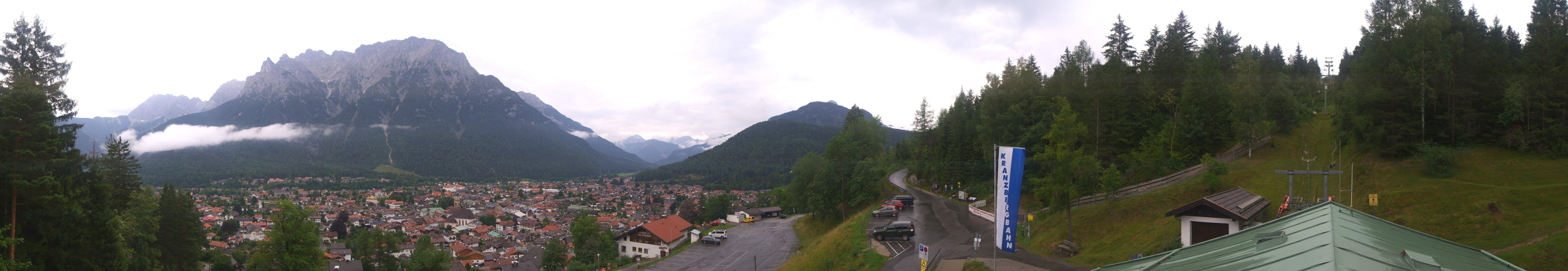 Archiv Foto Webcam Mittenwald Panoramablick