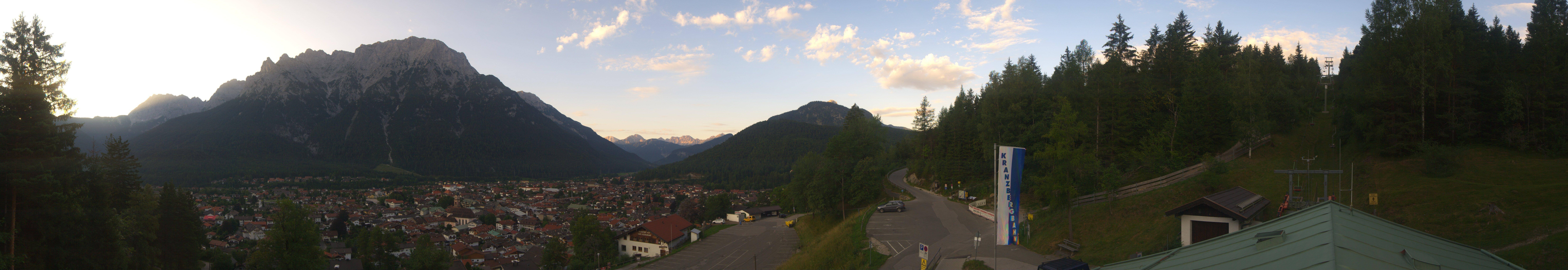 Archiv Foto Webcam Mittenwald Panoramablick