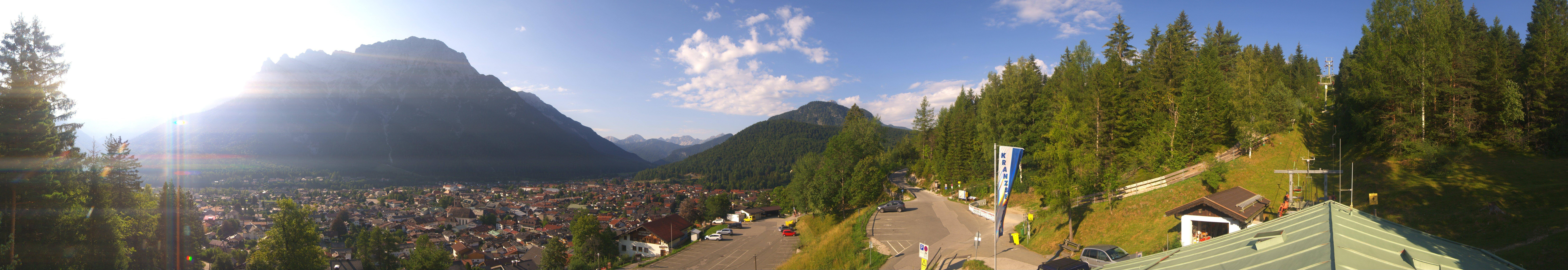 Archiv Foto Webcam Mittenwald Panoramablick