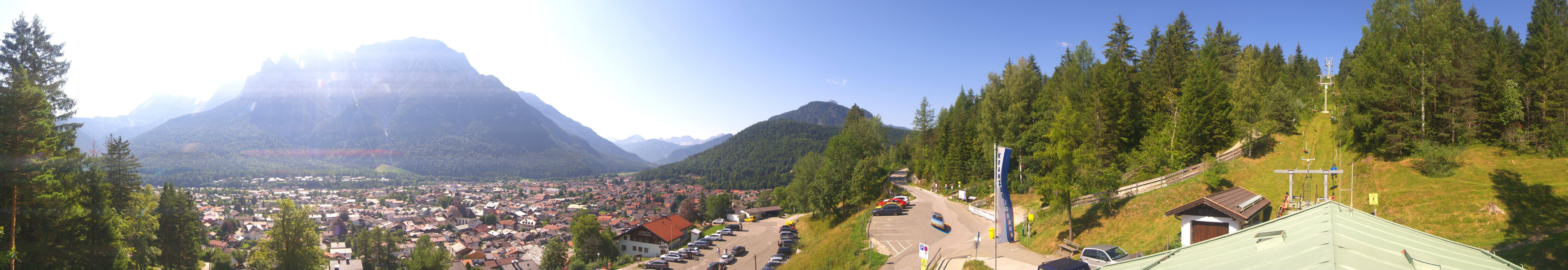 Archiv Foto Webcam Mittenwald Panoramablick