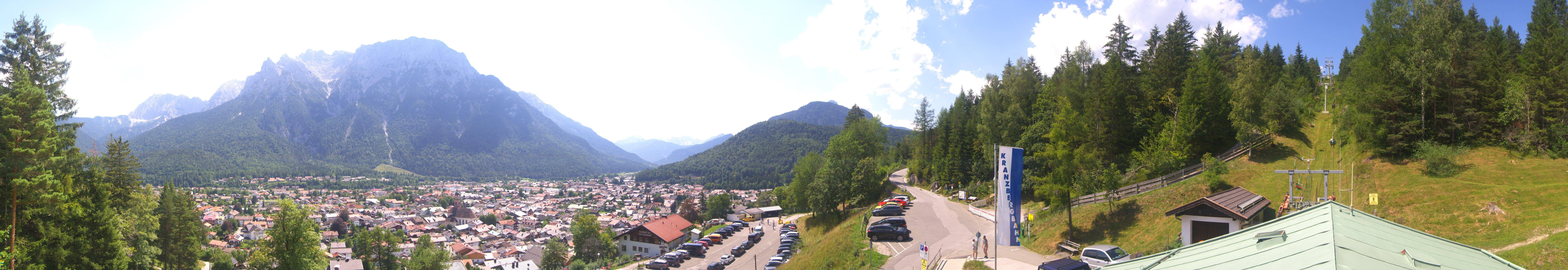 Archiv Foto Webcam Mittenwald Panoramablick
