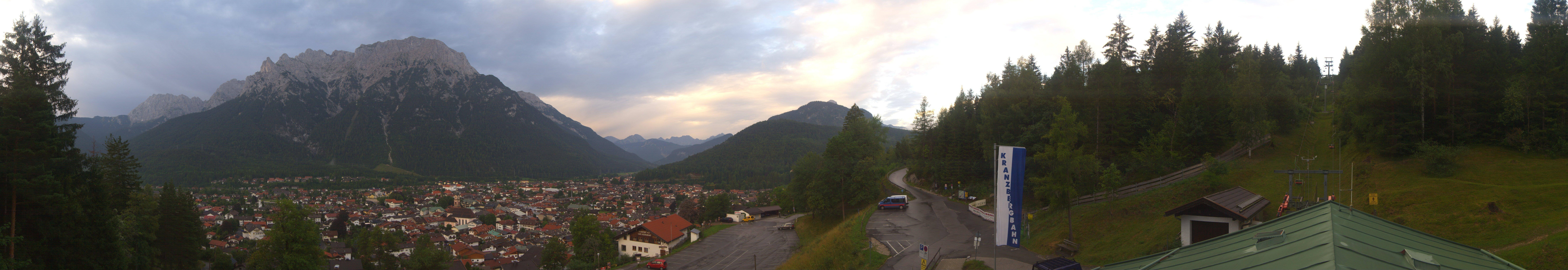 Archiv Foto Webcam Mittenwald Panoramablick