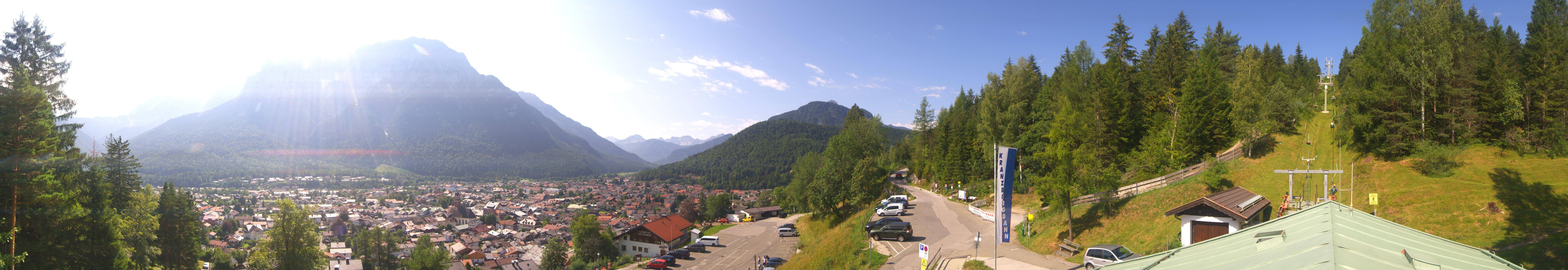 Archiv Foto Webcam Mittenwald Panoramablick