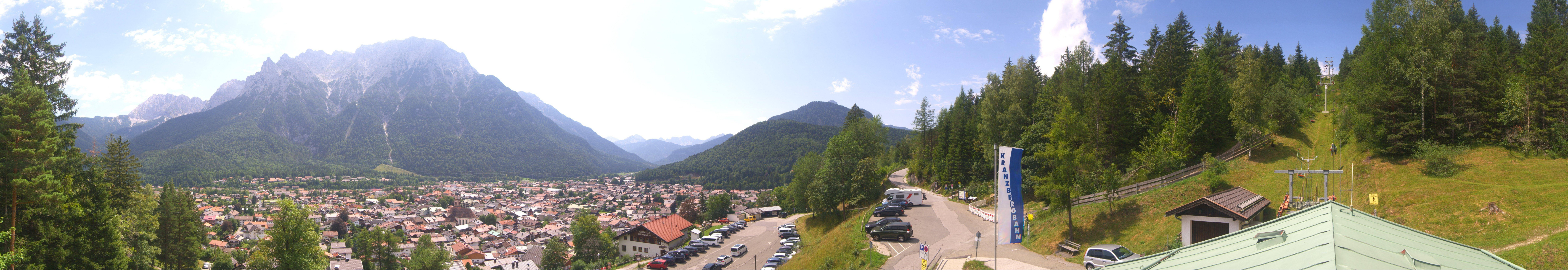 Archiv Foto Webcam Mittenwald Panoramablick