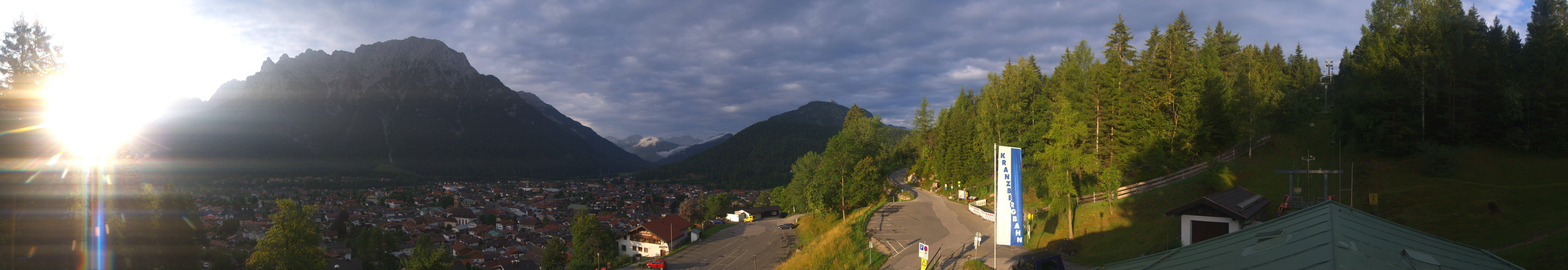 Archiv Foto Webcam Mittenwald Panoramablick