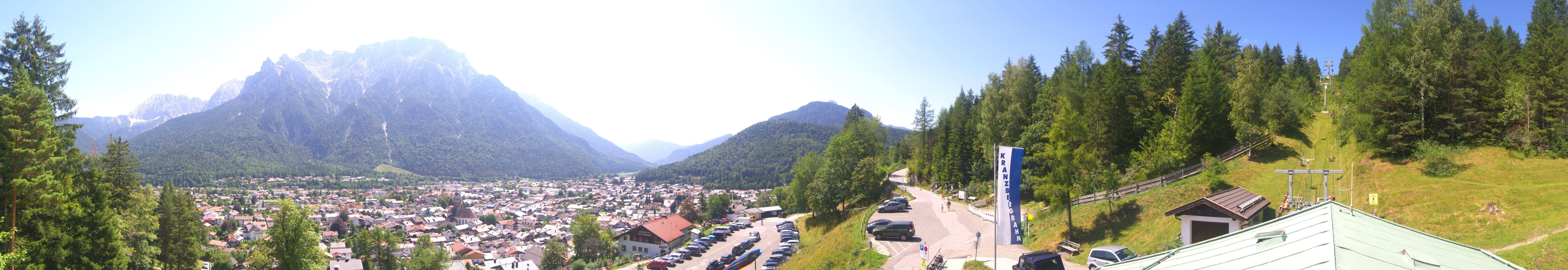 Archiv Foto Webcam Mittenwald Panoramablick
