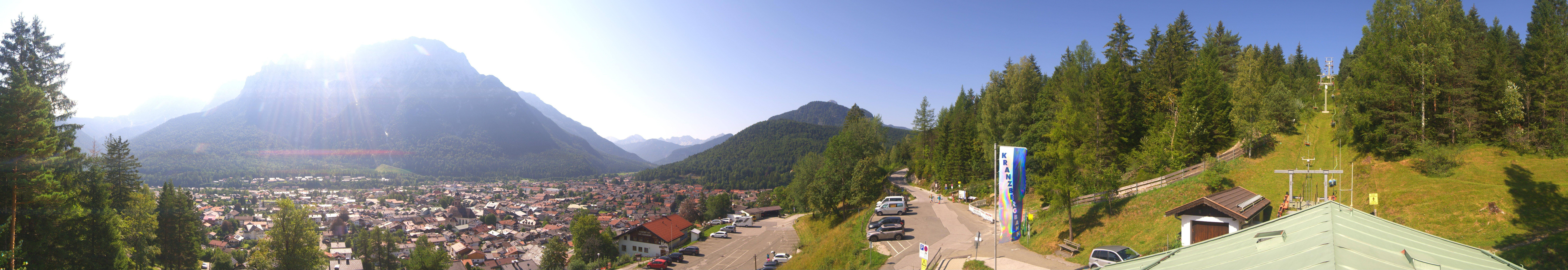 Archived image Webcam Mittenwald Panoramic view