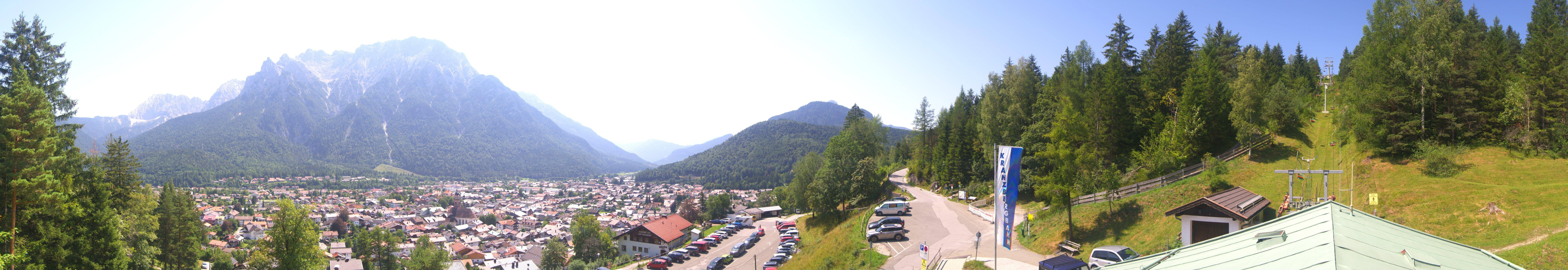 Archived image Webcam Mittenwald Panoramic view