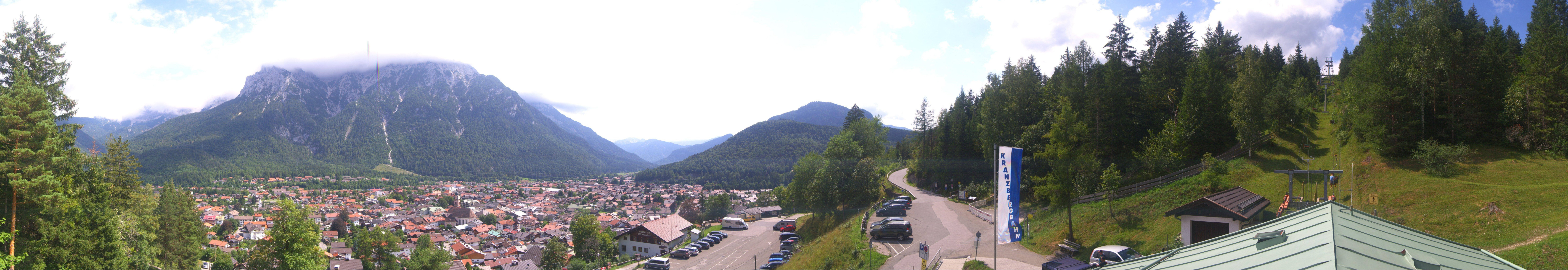 Archiv Foto Webcam Mittenwald Panoramablick