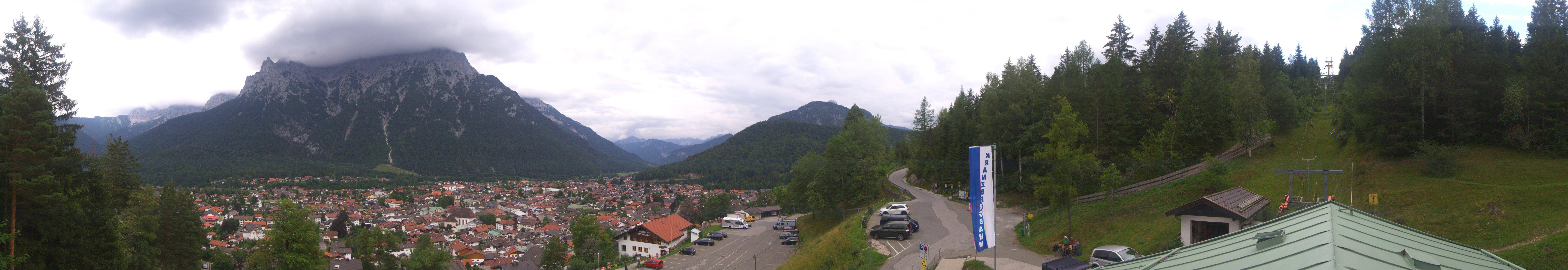 Archiv Foto Webcam Mittenwald Panoramablick