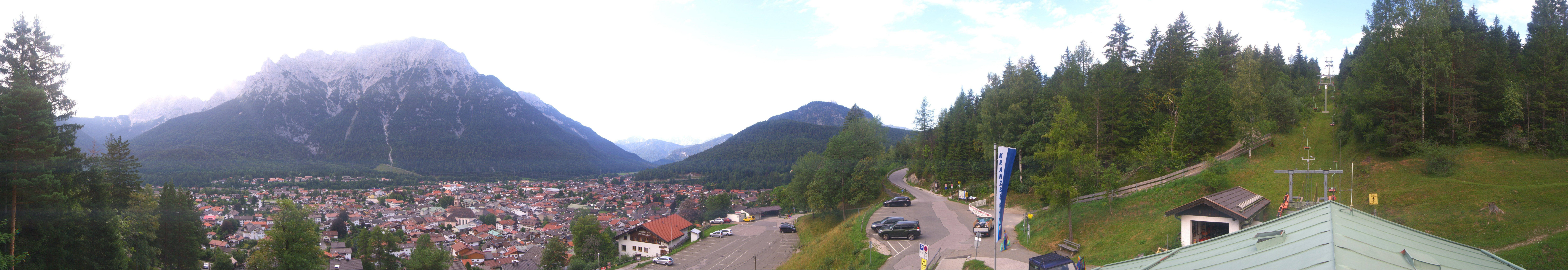 Archiv Foto Webcam Mittenwald Panoramablick