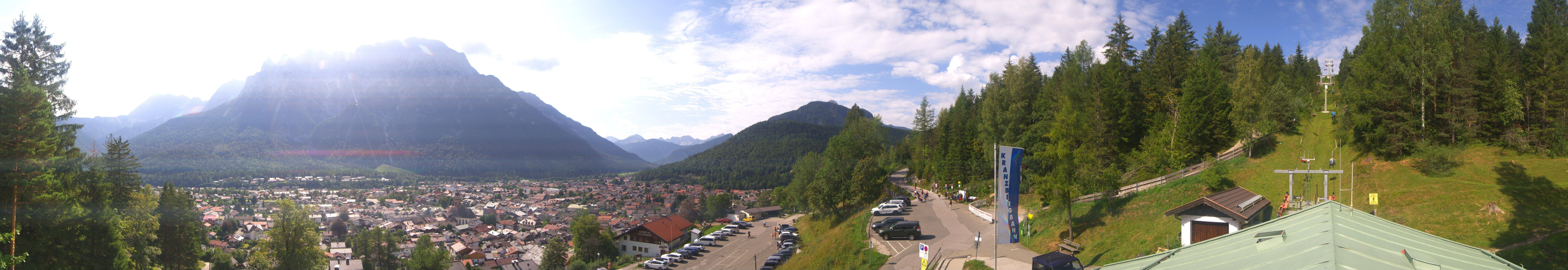 Archiv Foto Webcam Mittenwald Panoramablick