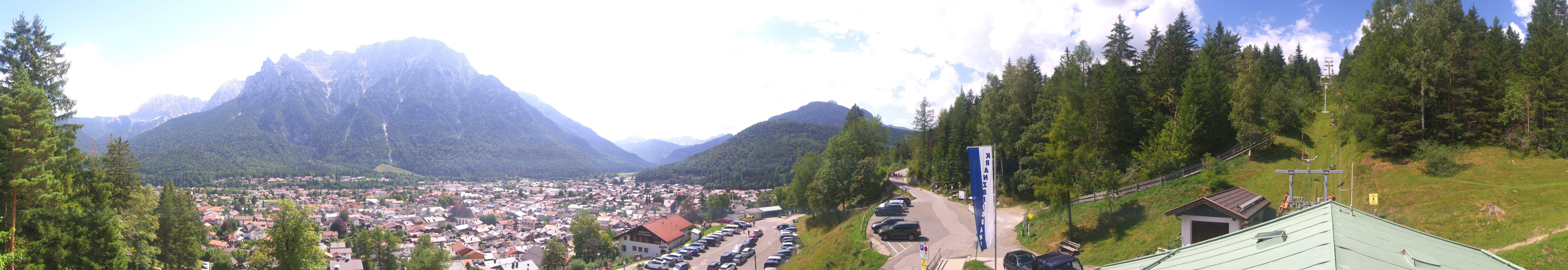 Archiv Foto Webcam Mittenwald Panoramablick