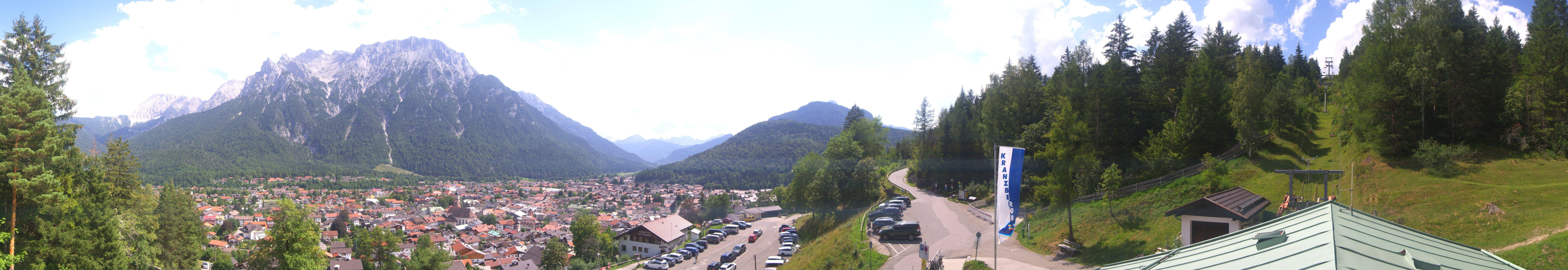 Archiv Foto Webcam Mittenwald Panoramablick