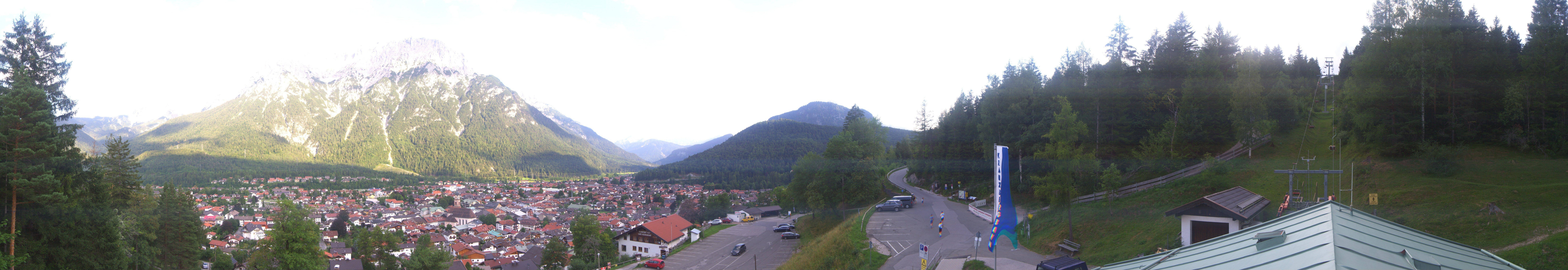 Archiv Foto Webcam Mittenwald Panoramablick