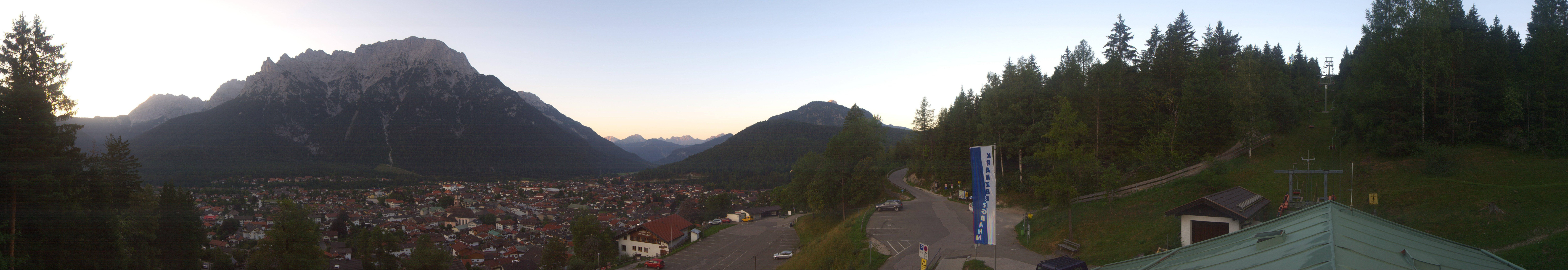 Archiv Foto Webcam Mittenwald Panoramablick