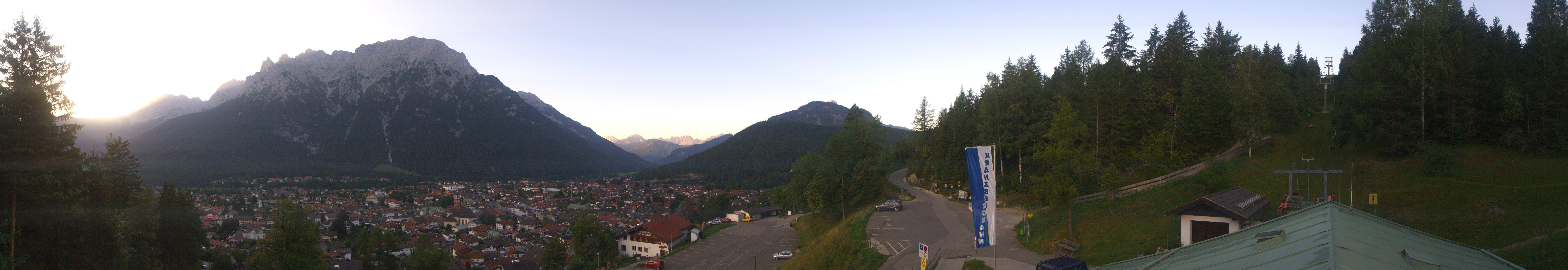Archiv Foto Webcam Mittenwald Panoramablick