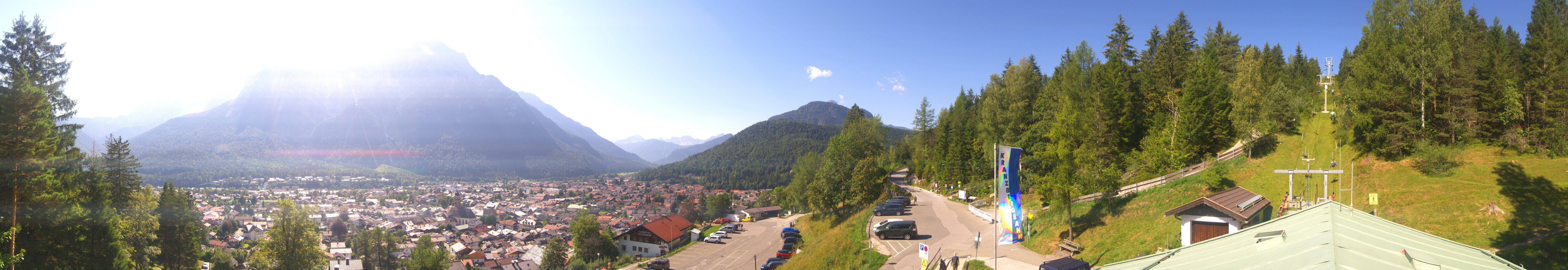 Archiv Foto Webcam Mittenwald Panoramablick